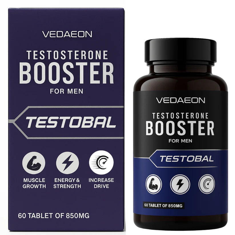 VEDAEON Testosterone Booster – 60 Tablets for Men’s Stamina, Hormonal Balance & Energy